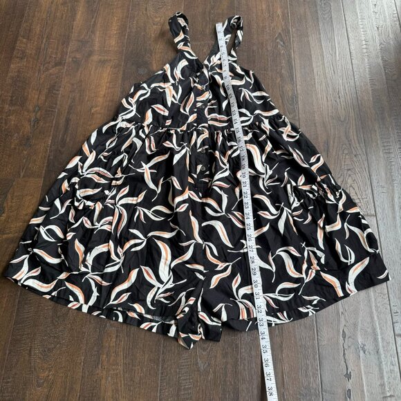 Anthropologie Hei Hei Women's Palma Printed Cutout Sleeveles Romper Shorts Sz M - Picture 11 of 12